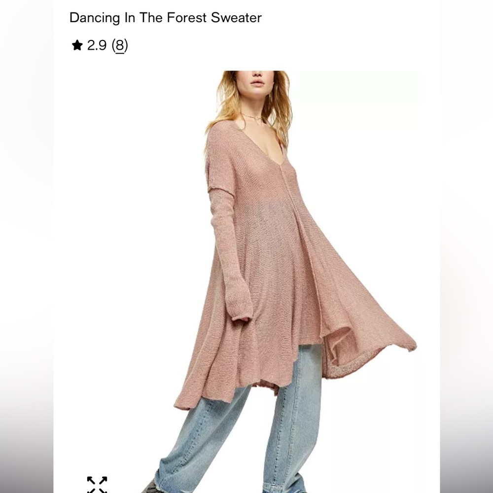 Free people dancing in the forest Sweater